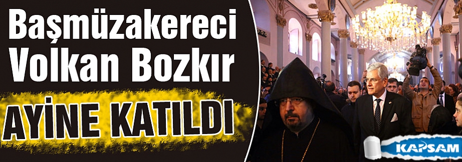 Bozkır, Patrikhanedeki ayine katıldı