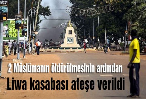 Bu kasaba ateşe verildi