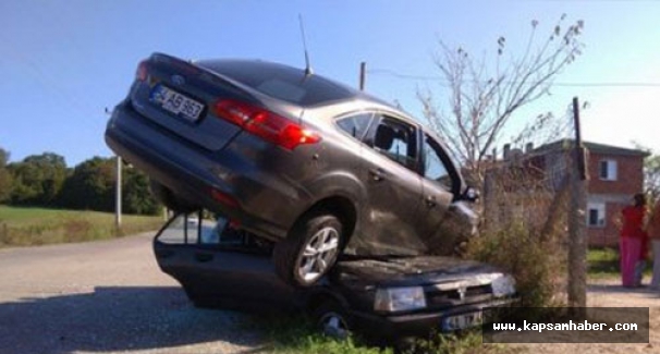 Bu Kaza Görenleri Şaşkına Çevirdi!