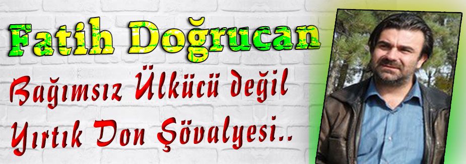 Bunlar Ülkücü değil Yırtık Don Şövalyesi...