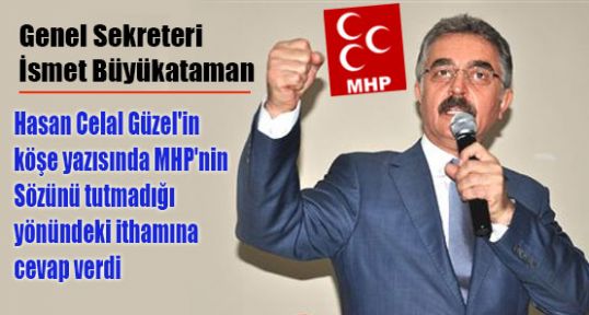 Büyükataman'dan Hasan Celal Güzel cevap