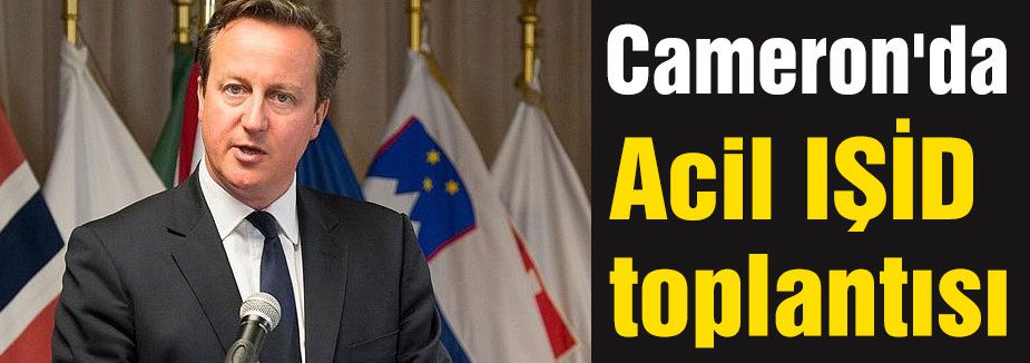 Cameron'da acil IŞİD toplantısı