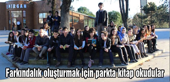Çarşamba'da Parkta Kitap Okudular