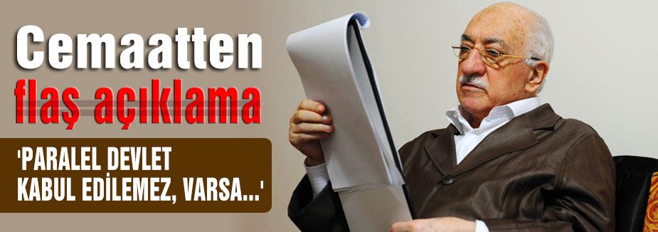 Cemaatten açıklama...