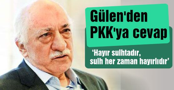Cemaatten PKK'ya cevap!
