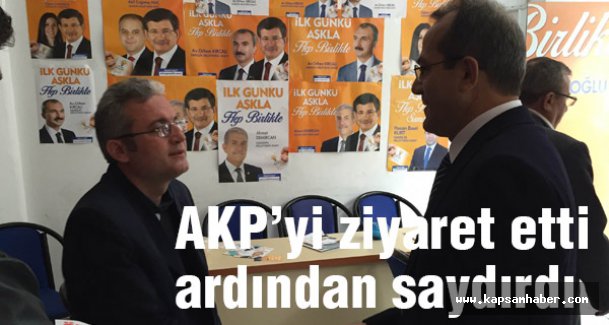 CHP'li Sevinç AKP'yi ziyaret etti 'AKP'li siyasetçilere karşıyım' dedi