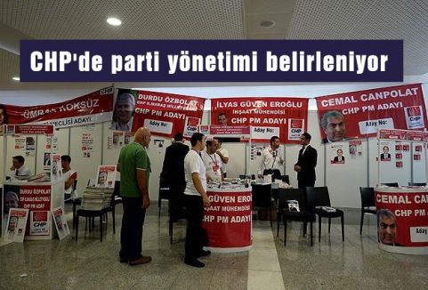 CHP yönetimini belirliyor...