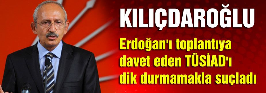 CHP'den TÜSİAD'a eleştiri