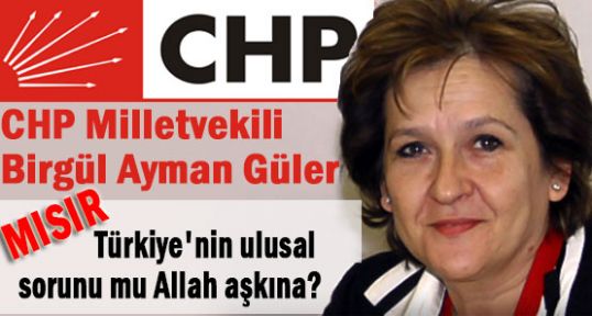 CHP'li Güler Mısır darbesine destek verdi