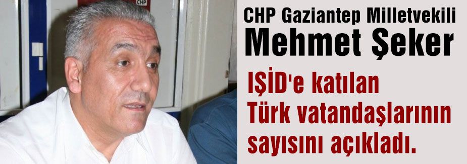 CHP'li Şeker: