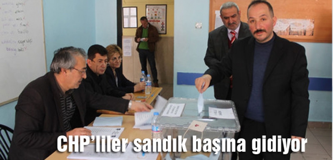CHP’liler sandık başına gidiyor