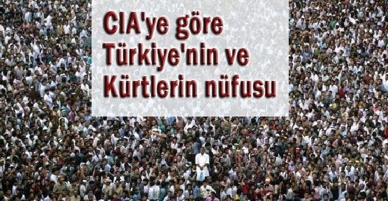 CIA'ya GÖRE Türk-Kürt Sayısı