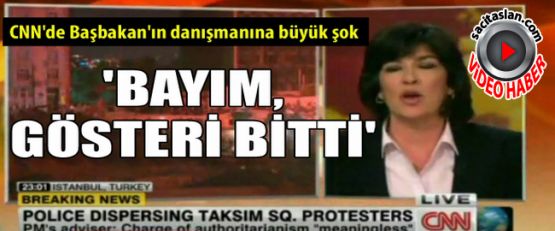 CNN'de Başbakan'ın danışmanına büyük şok