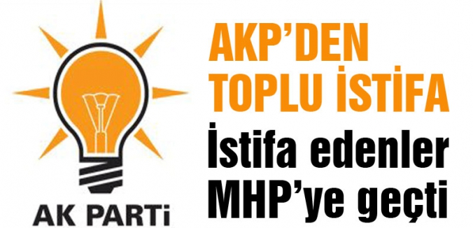 Çorum AKP'den Toplu İstifa