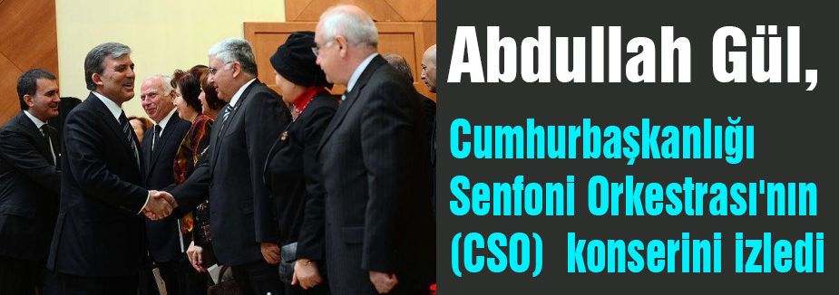 CSO'nun Ankara'ya gelişinin 90. yılı konseri