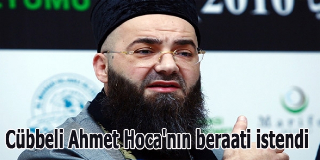 Cübbeli Ahmet Hoca'nın beraati istendi