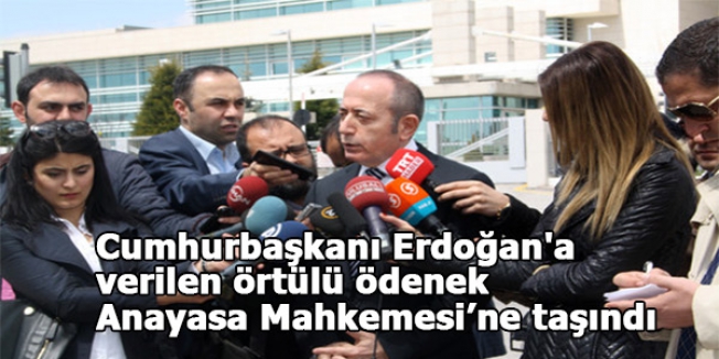 Cumhurbaşkanı Erdoğan'a verilen örtülü ödenek Anayasa Mahkemesi’ne taşındı