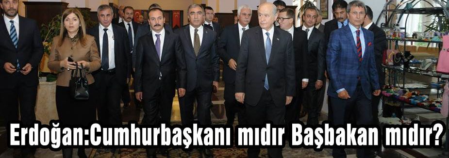 'Cumhurbaşkanı mıdır Başbakan mı?'
