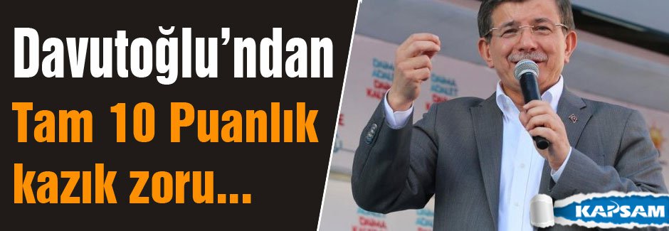 Davutoğlu'ndan Muhalefete kazık soru...