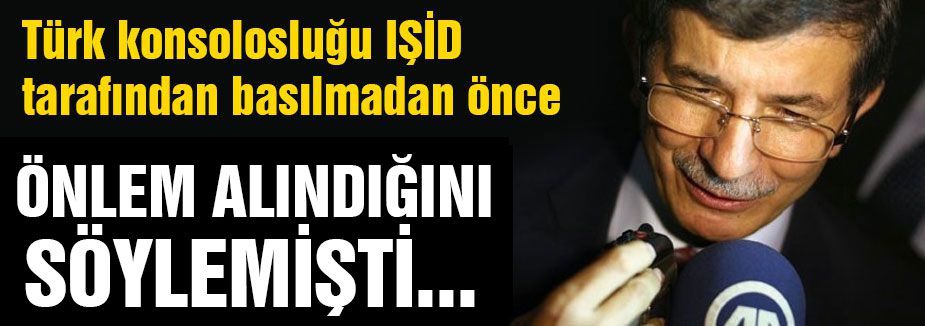 Davutoğlu 'Önlem Alındı' Demişti,