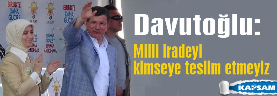 Davutoğlu: TSK görevini mükemmelen yapıyor