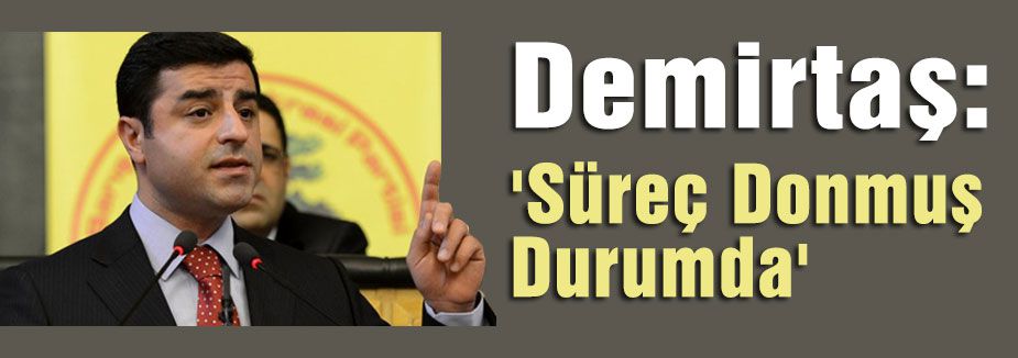Demirtaş:'Süreç Donmuş Durumda'