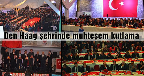 Den Haag şehrinde muhteşem kutlama