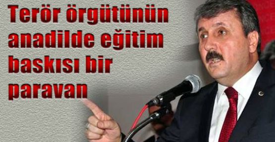 Destici, Birden Fazla Dilde Eğitim Kabul Edilemez