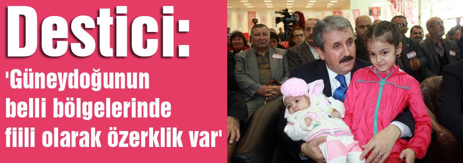 Destici; Bütçe PKK'ya Aktarılıyor