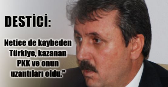 Destici: Kazanan PKK Oldu