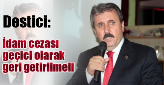 Destici : Mehmetçiğin Kanına Kastedenler İdam Edilmeli