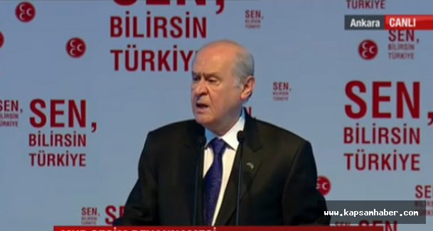 Devlet Bahçeli Seçim Beyannamesini Açıkladı
