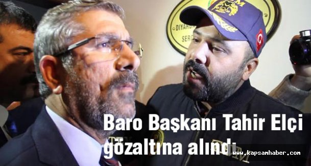 Diyarbakır Baro Başkanı Gözaltına alındı