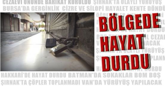 Diyarbakır'da Hayat Felç!