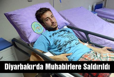 Diyarbakır'da Muhabirlere Saldırıldı