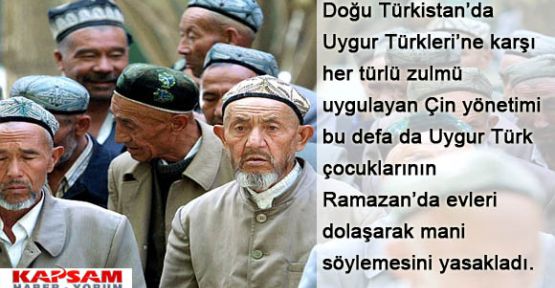 Doğu Türkistan’da Ramazan Yasakları