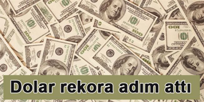 Dolar rekora adım attı