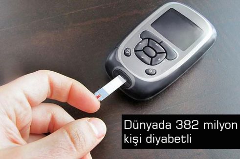 Dünyada 382 milyon kişi diyabetli