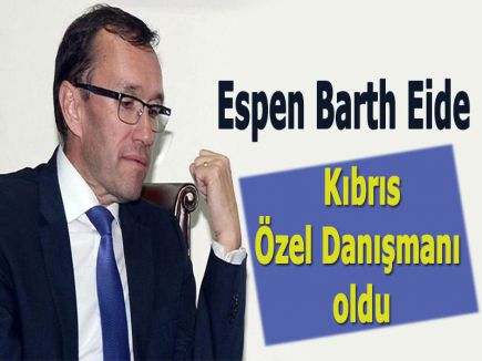 Eide, Kıbrıs Özel Danışmanı oldu...