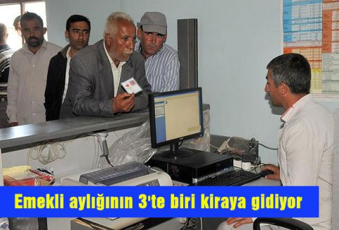 Emekli aylığının 3'te biri kiraya gidiyor
