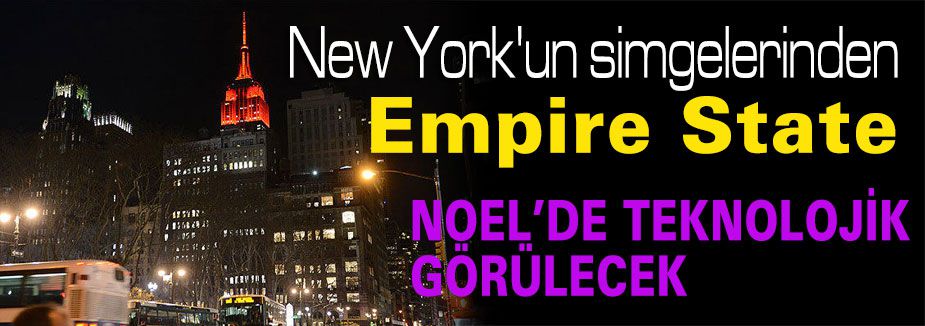 Empire State yeni yıla bakın nasıl hazırlandı