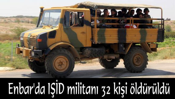 Enbar'da IŞİD militanı 32 kişi öldürüldü