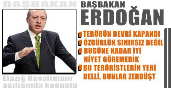 Erdoğan Elazığ'da Konuştu