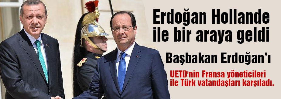 Erdoğan Hollande ile bir araya geldi