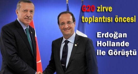 Erdoğan Hollande ile Görüştü