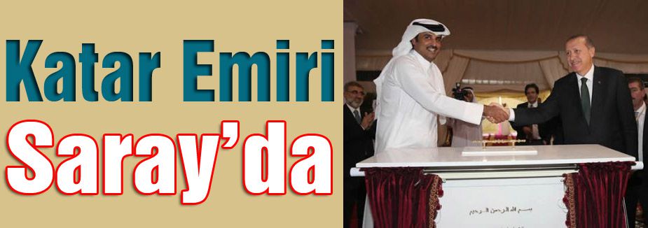 Erdoğan, Katar Emiri Şeyh Temim'le görüşüyor...