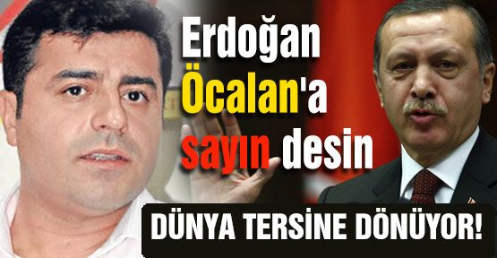 Erdoğan Öcalan'a Sayın Desin