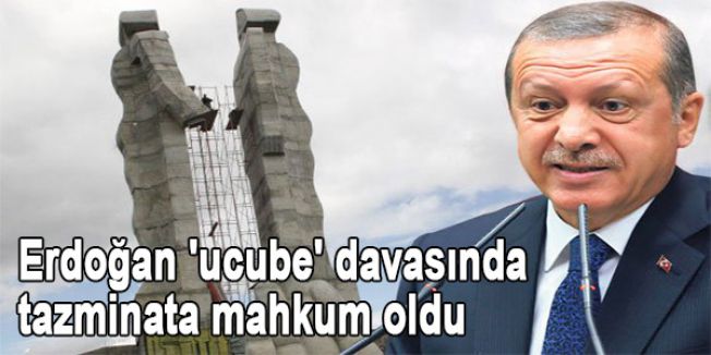 Erdoğan tazminata mahkum oldu