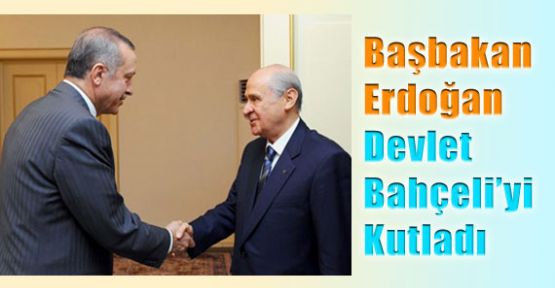Erdoğan'dan Bahçeli'ye Kutlama