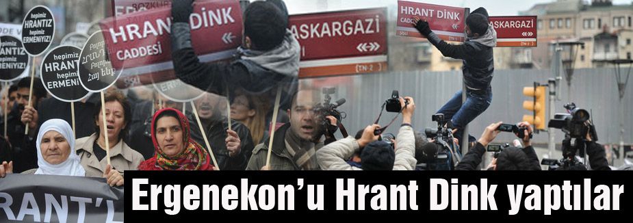 Ergenekon Caddesi'nin ismini Hrant Dink oldu